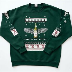 Yuengling Lager Beer Men's Large Pullover Sweatshirt‎ Ugly Christmas Holiday